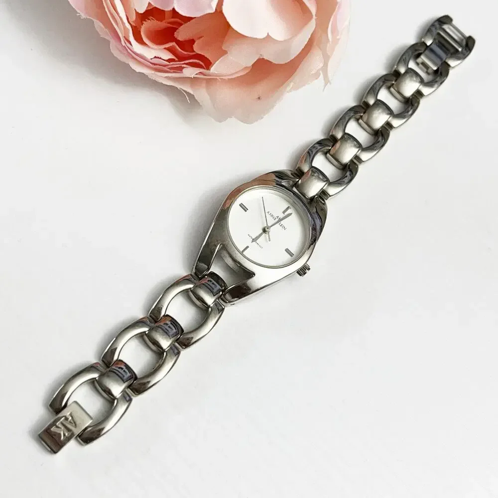 Anne Klein Silver Link Watch